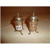 Image 1 : Pair of sterling silver pepper shakers. Anchor Lion - 1903. Birmingham