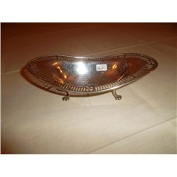 Sterling silver bon bon dish