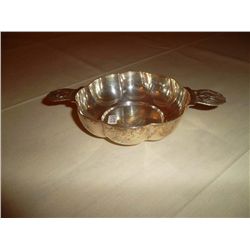 Sterling Silver two handled drinking vessel