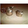 Image 1 : Sterling silver bracelet or napkin ring and small pitcher