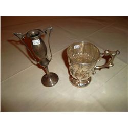 Sterling silver shaving mug Birmingham 1863(A gift from father JG to son JC Howe 1st premier of NS);