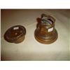 Image 1 : Brass surveyors seal 1 & 1 brass bell