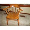Image 1 : Captains chair with burl maple seat. Circa 1880