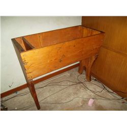 Pine dough box. Circa 1880