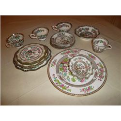 Collection of Coalport "Indian Tree" china