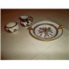 Image 1 : Ash tray Gold and white (Birks); 1 Cream & sugar set Lancaster and Sandland England