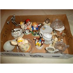 Miniature Figurines & Glass Creamers