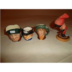 Toby mugs and Brazilian Folklore figure