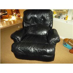 Black recliner