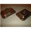 Image 1 : Pair of silver entree warming dishes 1810. Removeable Handles