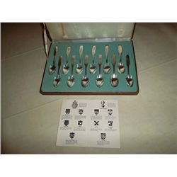 Set of sterling silver centennial (1967) coffee spoons.