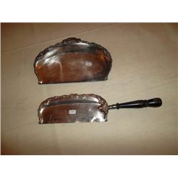 Silver table crumb scraper