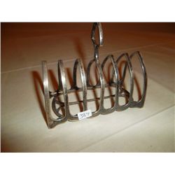Sterling silver toast rack. 1908 London