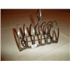 Image 1 : Sterling silver toast rack. 1908 London