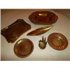 Image 1 : Collection of Brassware. Ash trays and serving trays