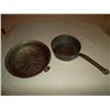 Image 1 : Copper strainer. Georgian or early Victorian.  Copper saucepan