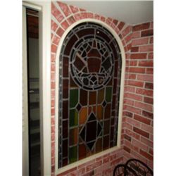 Stained glass window from church at Selz Sk.1938 (12 miles south of Allan). Church & windows sold 19