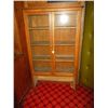 Image 1 : Oak glass front china cupboard