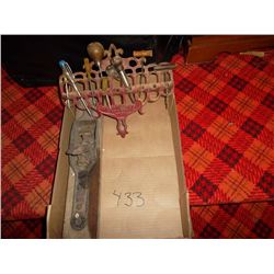 Vintage planer and wall holder for smaller tools