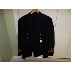 World War 2 naval medical officer (RGMurray) uniform with hat. Served aboard HMCS Sask. See #263