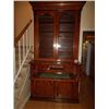 Image 1 : Tall Victorian pull front desk (secretary with bookcase on top and cupboard on bottom) Circa 1840