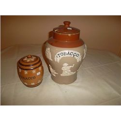 Doulton Lambeth Earthenware Tobacco Jars