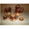 Image 1 : Collection of Doulton Lambeth Earthenware. Coffee urn; creamer etc.