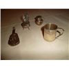 Image 1 : Sterling silver miniatures Mug, viola, chair and pitcher