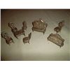 Image 1 : Sterling silver miniatures Settee, chairs and coffee table