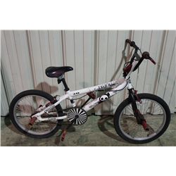 WHITE STONERIDGE 1 SPD STUNT BIKE