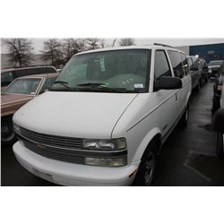 2002 CHEVROLET ASTRO VAN VIN 1GNDM19X62B110500