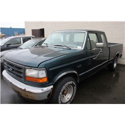 1995 FORD F150 XL VIN 1FTEX1543SKA49271 399,246KM'S , MANUAL GAS