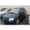 Image 1 : 2006 DODGE CARAVAN PASSANGER VAN, BLUE, VIN # 1D4GP25R66B575930