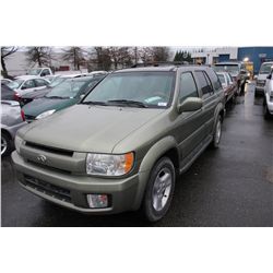 2001 INFINITI QX4 VIN JNRDR09Y41W216707