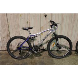 GREY CCM 21 SPEED FULL SUSPENSION MOUNTAIN BIKE WITH FULL DISC BRAKES