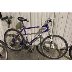 PURPLE BRODIE 21 SPEED FRONT SUSPENSION MOUNTAIN BIKE