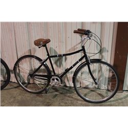 BLACK RALEIGH SINGLE  SPEED CRUSE STYLE BIKE