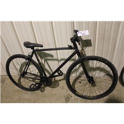 BLACK HARO SINGLE SPEED HYBRID STYLE BIKE