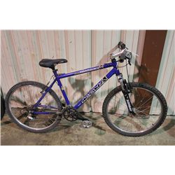BLUE KONA 24 SPEED FRONT SUSPENSION MOUNTAIN BIKE