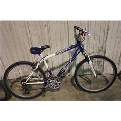 BLUE INFINITY 21 SPEED FRONT SUSPENSION MOUNTAIN BIKE