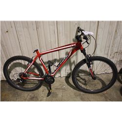 RED SPECIALIZED 21 SPEED FRONT SUSPENSION MOUNTAIN BIKE ( NO SEAT )