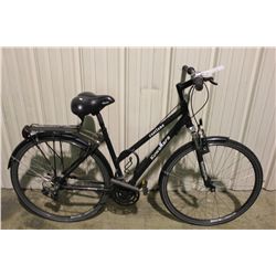 BLACK KUWAHARA 21 SPEED FRONT SUSPENSION MOUNTAIN BIKE