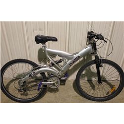 GREY NEXT 21 SPEED FULL SUSPENSION MOUNTAIN BIKE