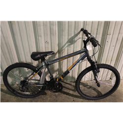 GREY ROADMASTER 18 SPEED FRONT SUSPENSION MOUNTAIN BIKE