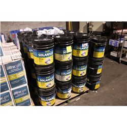 18.9L BUCKET OF BAKOR SOLARFLEX ROOF COATING COMPOUND IN WHITE