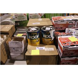 14 - 3.78L CANS OF BAKOR CLEAR ROOF SEALANT