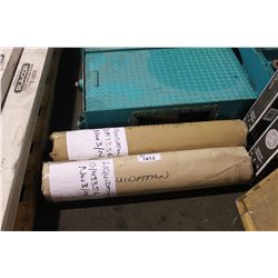 2 ROLLS OF STANDARD METAL FLASHING