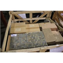 1" X 1" CHINA MULTI COLOUR MOSAIC  WALL STONE TILES 197 PCS