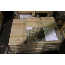 1" X 1" CHINA MULTI COLOUR MOSAIC  WALL STONE TILES 165 PCS