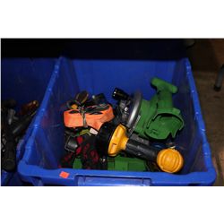 BIN OF ASSORTED TOOLS
